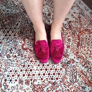 Maroon Smoking Slippers